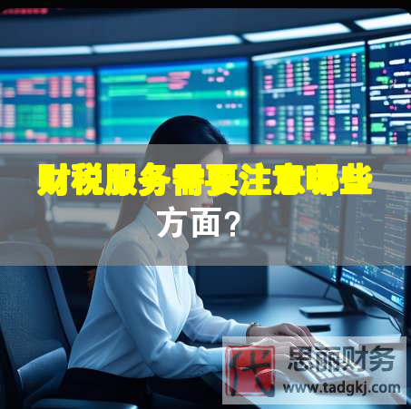 財(cái)稅服務(wù)需要注意哪些方面？