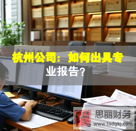 杭州公司：如何出具專業(yè)報告？