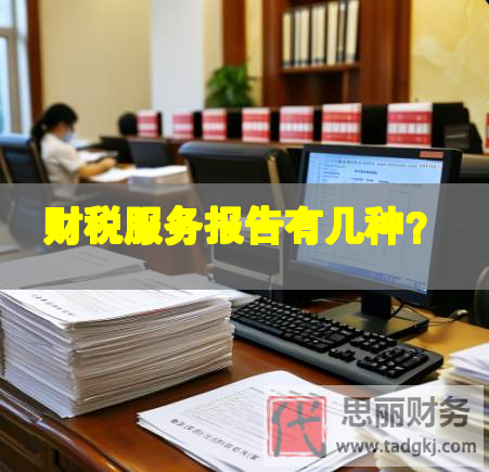 財稅服務報告有幾種？