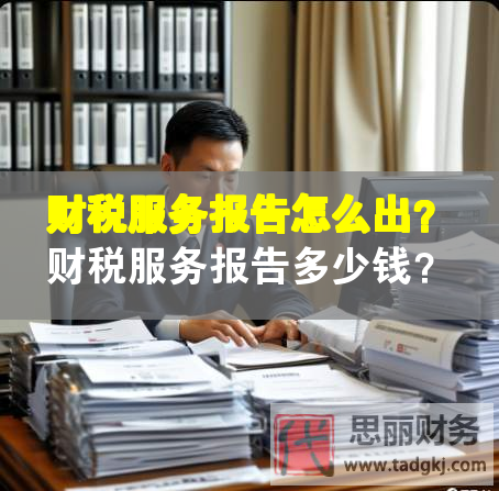 財稅服務(wù)報告怎么出？財稅服務(wù)報告多少錢？