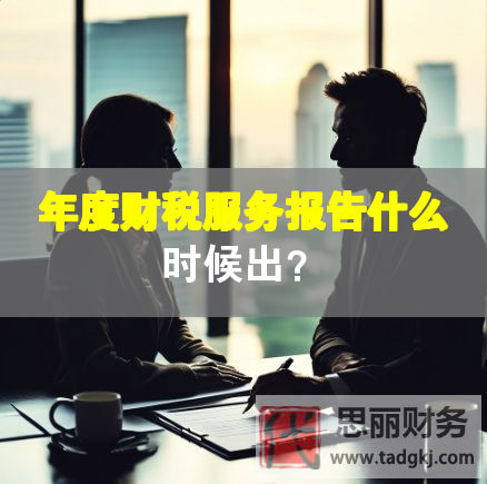 年度財稅服務(wù)報告什么時候出？