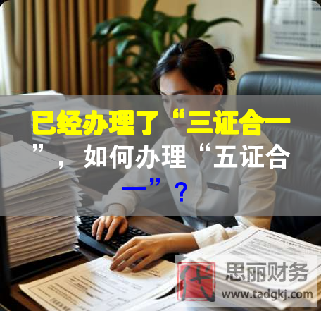 已經(jīng)辦理了“三證合一”，如何辦理“五證合一”？